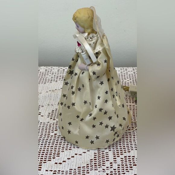 Vintage Angel Tree topper || Flashing tree topper || Christmas tree decorations - Picture 9 of 13